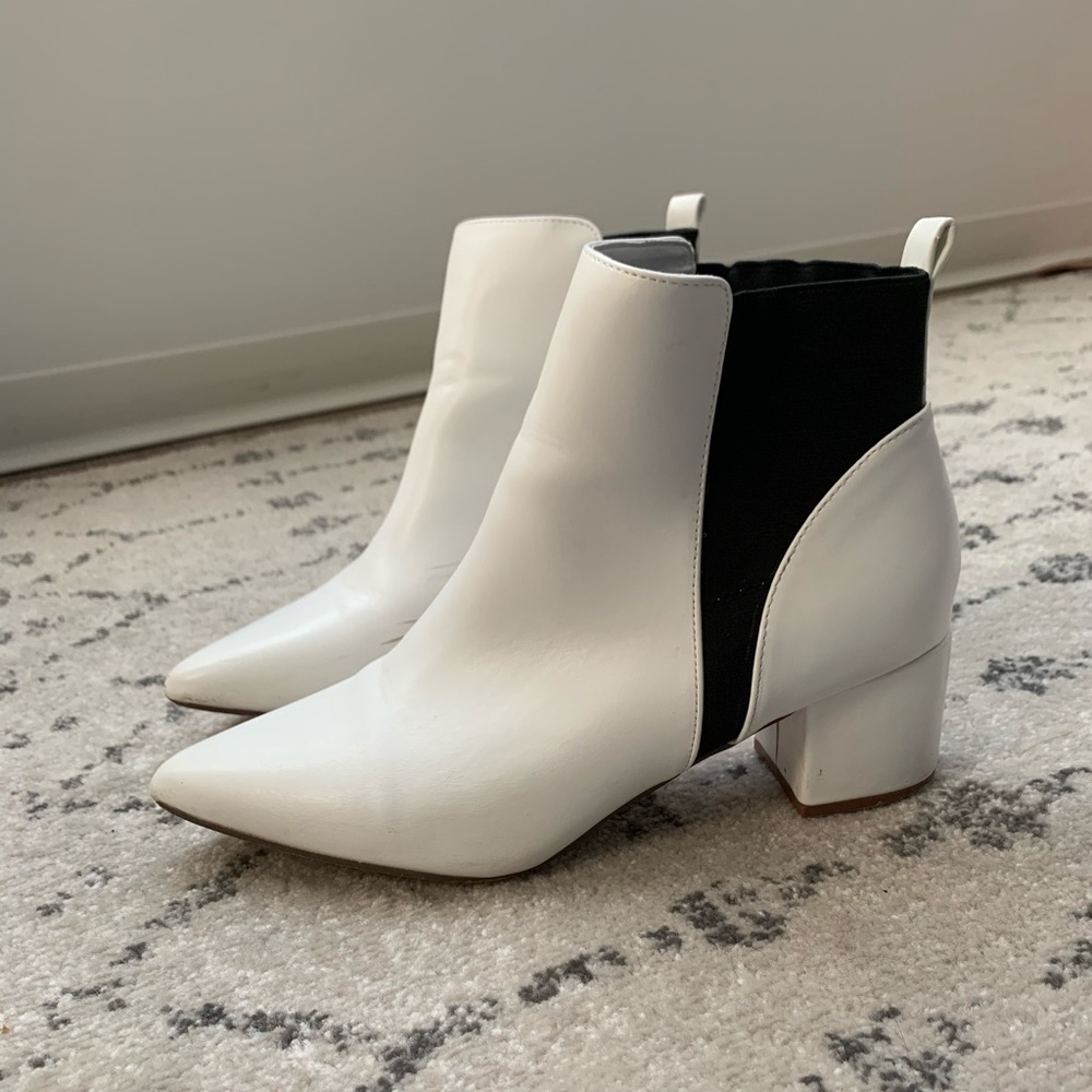 White booties